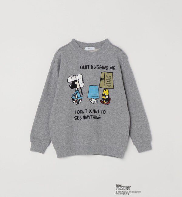 SHIPS any「SHIPS any: SNOOPY コラボ NOT THERE グラフィック プリント スウェット <KIDS>」|スウェット・ジャージ|