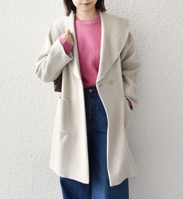 SHIPS Colors 「SHIPS Colors:リバー ワイドカラー コート」|その他|