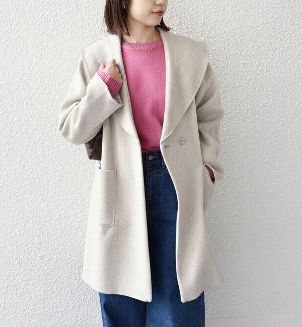 SHIPS Colors 「SHIPS Colors:リバー ワイドカラー コート」|その他|