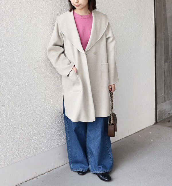 SHIPS Colors 「SHIPS Colors:リバー ワイドカラー コート」|その他|