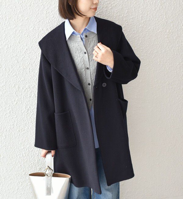 SHIPS Colors 「SHIPS Colors:リバー ワイドカラー コート」|その他|