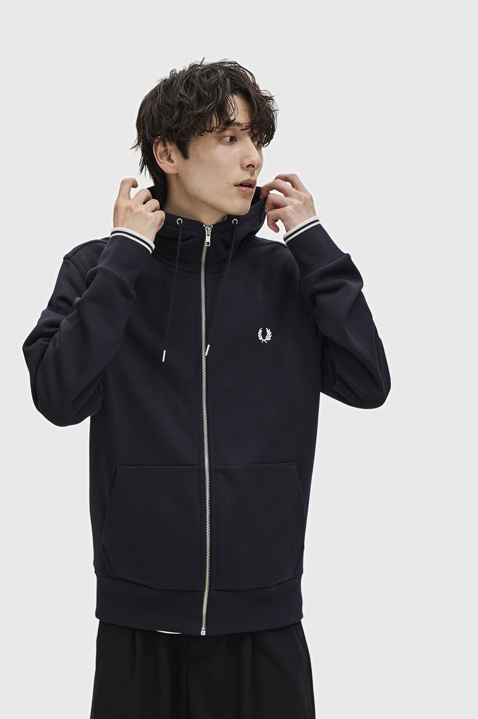 FRED PERRY 「Hooded Zip Through Sweatshirt」|スウェット・ジャージ|