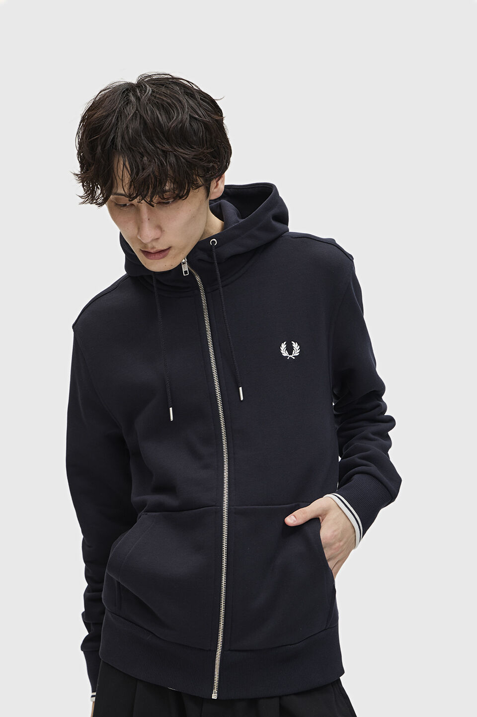 FRED PERRY 「Hooded Zip Through Sweatshirt」|スウェット・ジャージ|