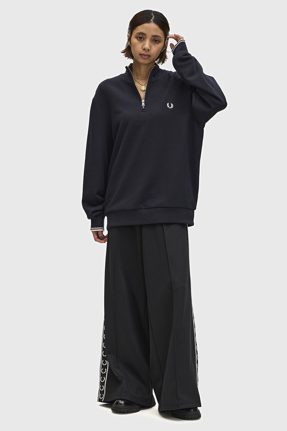 FRED PERRY 「Half Zip Sweatshirt」|スウェット・ジャージ|