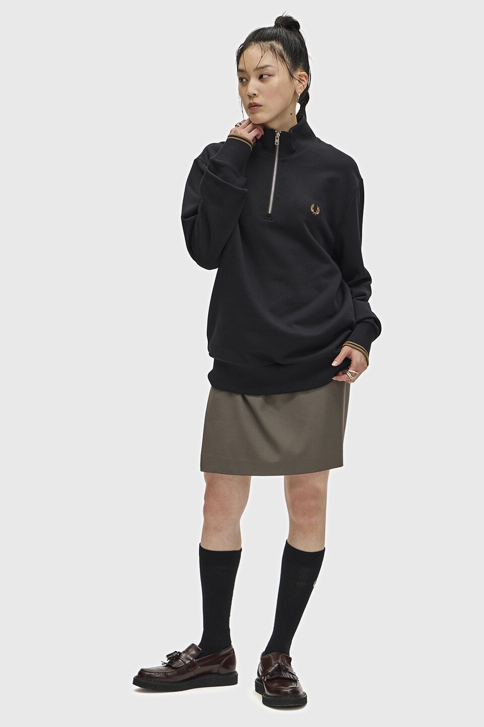 FRED PERRY 「Half Zip Sweatshirt」|スウェット・ジャージ|