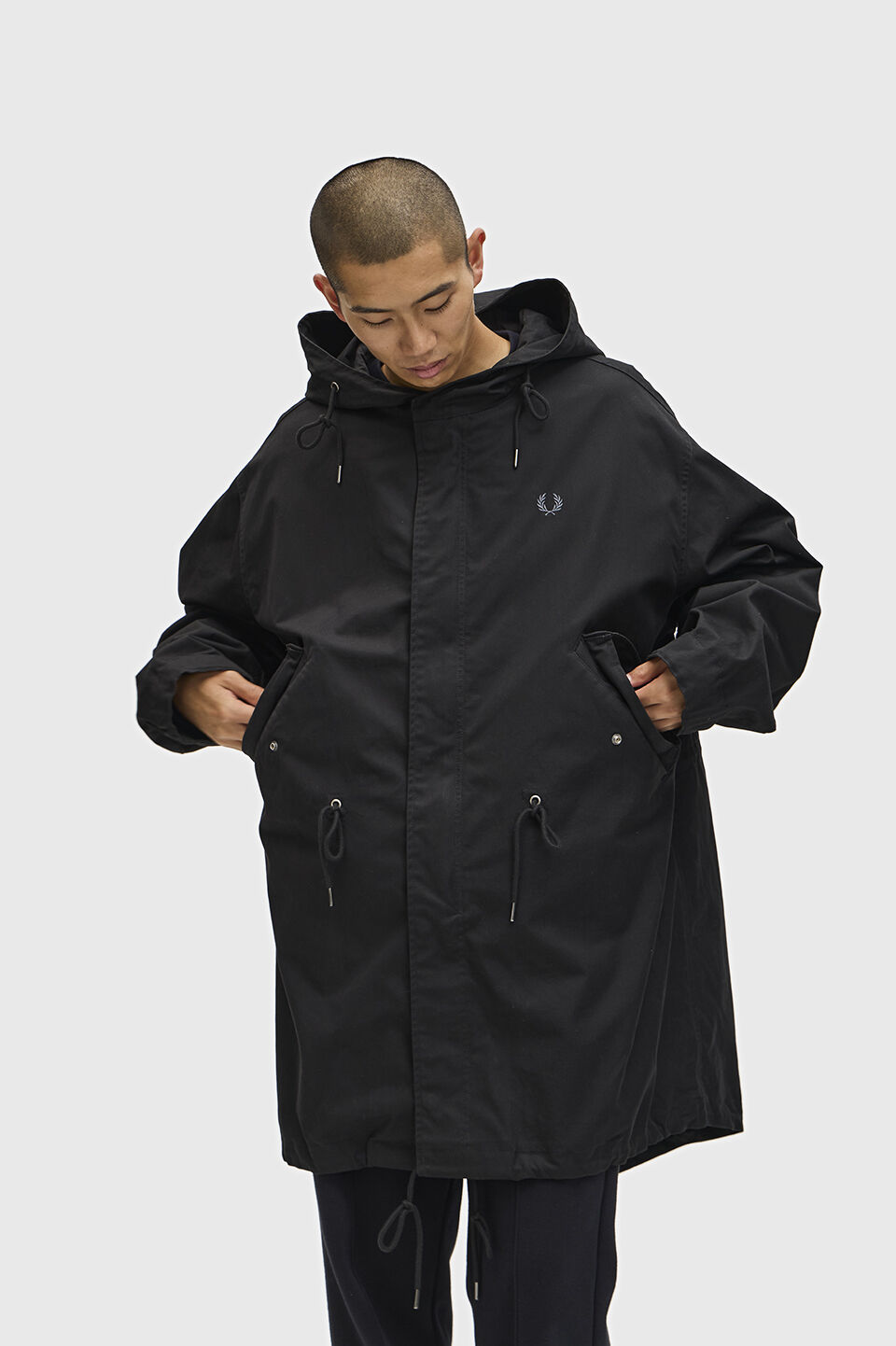 FRED PERRY 「Oversized Fishtail Parka Jacket」|ミリタリー・モッズコート|