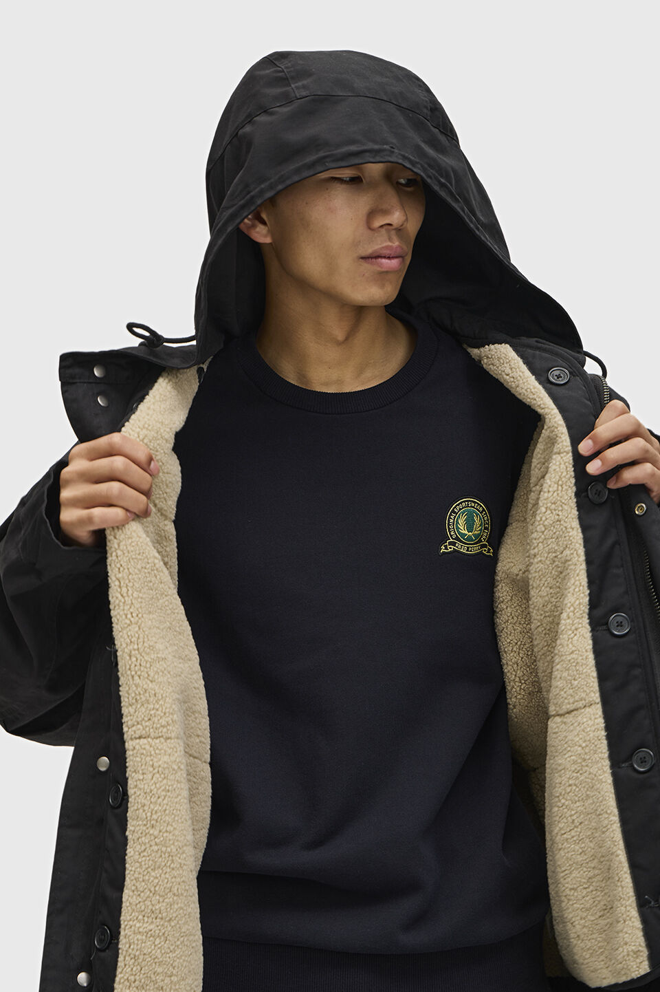 FRED PERRY 「Oversized Fishtail Parka Jacket」|ミリタリー・モッズコート|