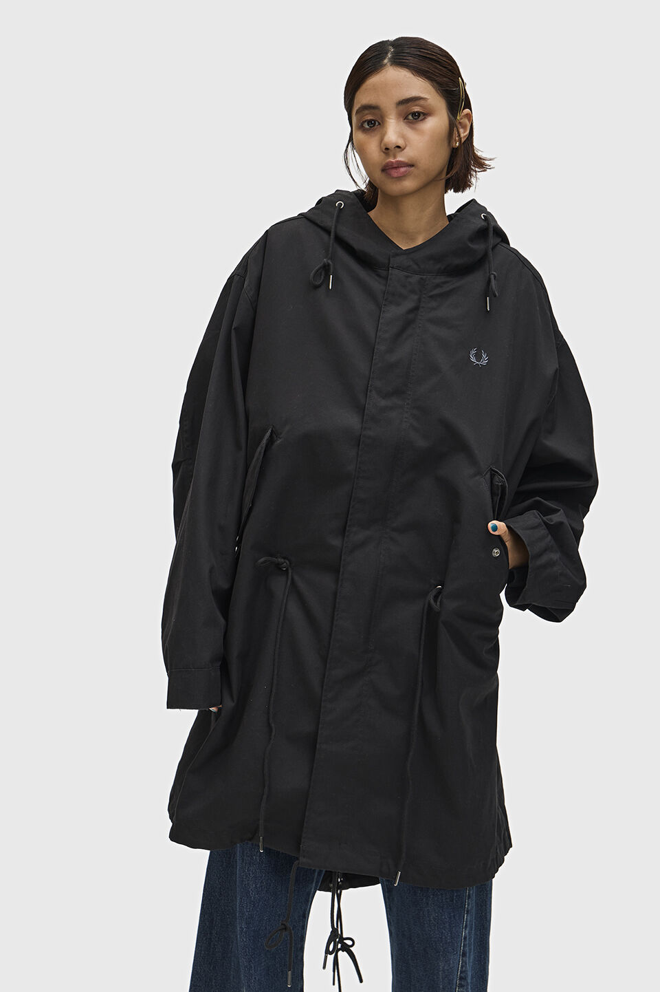FRED PERRY 「Oversized Fishtail Parka Jacket」|ミリタリー・モッズコート|