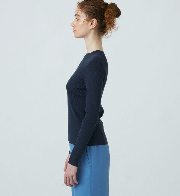 Ballsey「スーパーエクストラファインウールリブ クルーネックプルオーバー」|ニット・セーター|