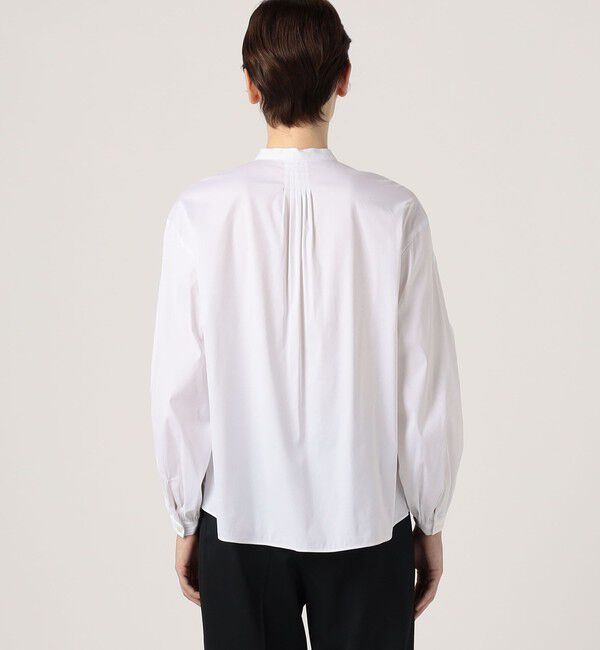 TOMORROWLAND collection「ストレッチブロード ピンタックブラウス」|シャツ・ブラウス|