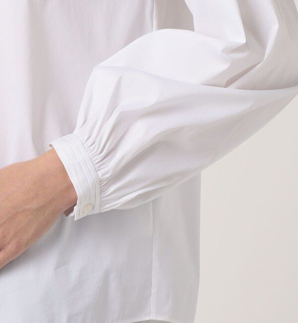 TOMORROWLAND collection「ストレッチブロード ピンタックブラウス」|シャツ・ブラウス|