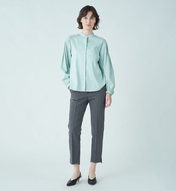 TOMORROWLAND collection「ストレッチブロード ピンタックブラウス」|シャツ・ブラウス|