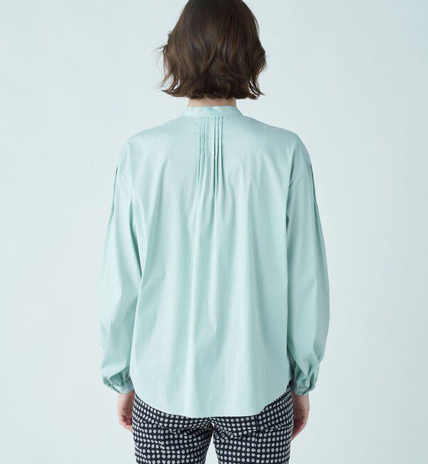 TOMORROWLAND collection「ストレッチブロード ピンタックブラウス」|シャツ・ブラウス|