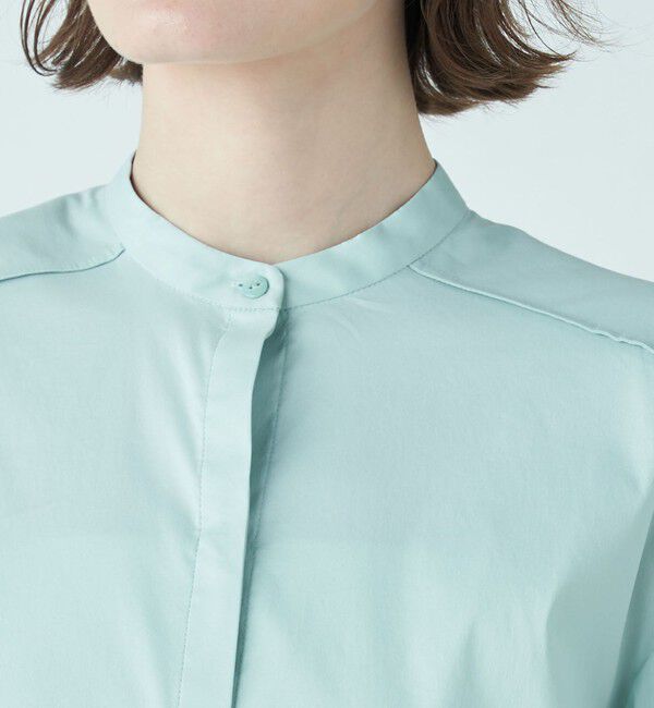 TOMORROWLAND collection「ストレッチブロード ピンタックブラウス」|シャツ・ブラウス|