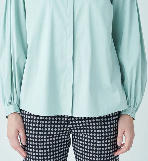 TOMORROWLAND collection「ストレッチブロード ピンタックブラウス」|シャツ・ブラウス|