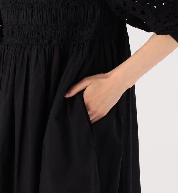 TOMORROWLAND BUYING WEAR「【別注】ne Quittez pas BLACK &times; TOMORROWLAND カットワークスリーブドレス」|ワンピース|