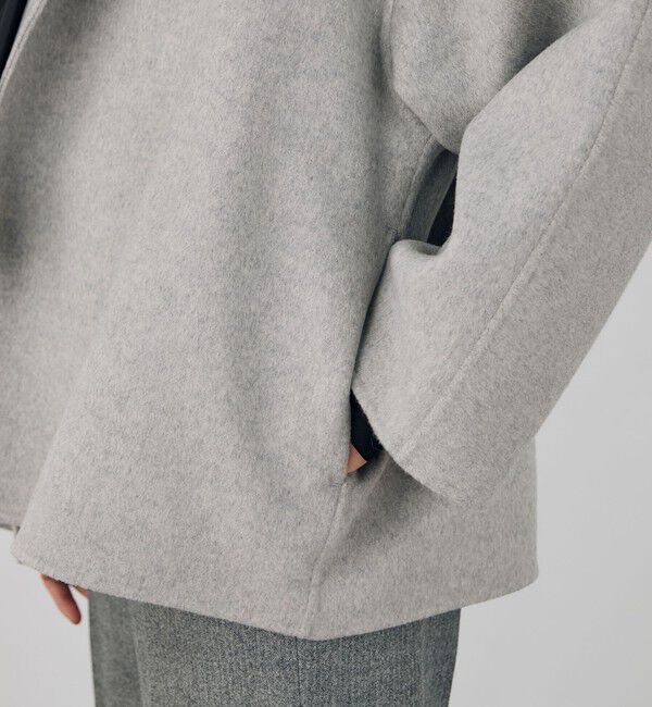 DES PRES「ダブルフェイスメルトンビーバー ショートコート」|その他|