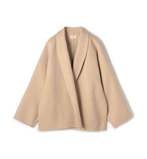 DES PRES「ダブルフェイスメルトンビーバー ショートコート」|その他|43 ベージュ