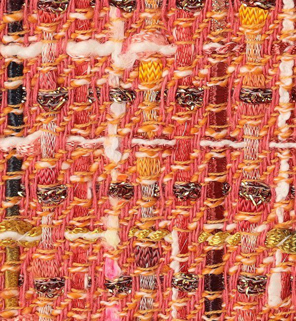 Ballsey「シャイニーカラーツイード ストレートジャンパースカート」|ジャンパースカート|