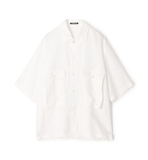 GALERIE VIE「 リネンポプリン サファリシャツ」|シャツ・ブラウス|11 ホワイト