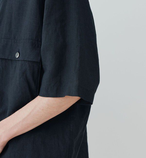 GALERIE VIE「 リネンポプリン サファリシャツ」|シャツ・ブラウス|