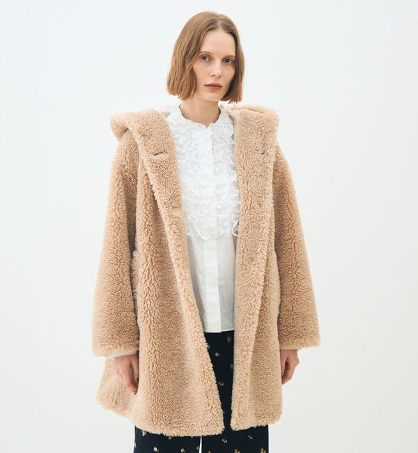 TOMORROWLAND collection「テディファー フーデッドコート」|その他|