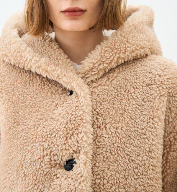 TOMORROWLAND collection「テディファー フーデッドコート」|その他|