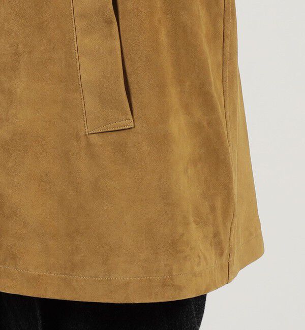 TOMORROWLAND MENS「ゴートスウェード シングルブレステッド ハーフコート」|その他|