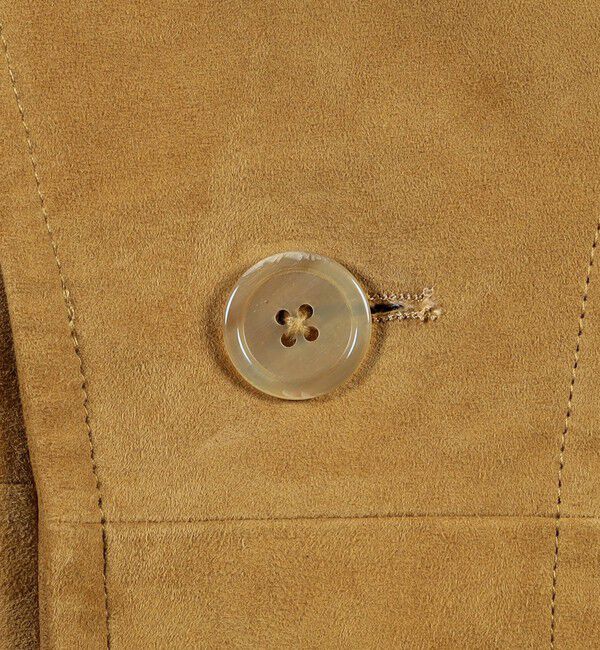 TOMORROWLAND MENS「ゴートスウェード シングルブレステッド ハーフコート」|その他|