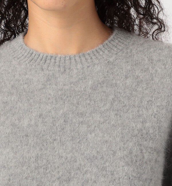 GALERIE VIE「ベビーアルパカボイルド クルーネックプルオーバー」|ニット・セーター|