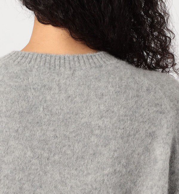 GALERIE VIE「ベビーアルパカボイルド クルーネックプルオーバー」|ニット・セーター|