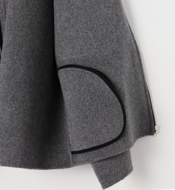 GALERIE VIE「ウールカシミヤダブルフェイス フーデッドブルゾン」|その他|