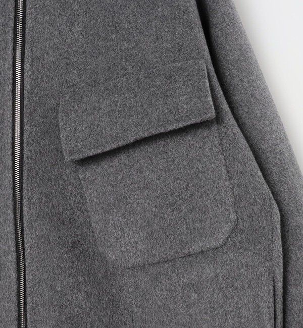 GALERIE VIE「ウールカシミヤダブルフェイス フーデッドブルゾン」|その他|