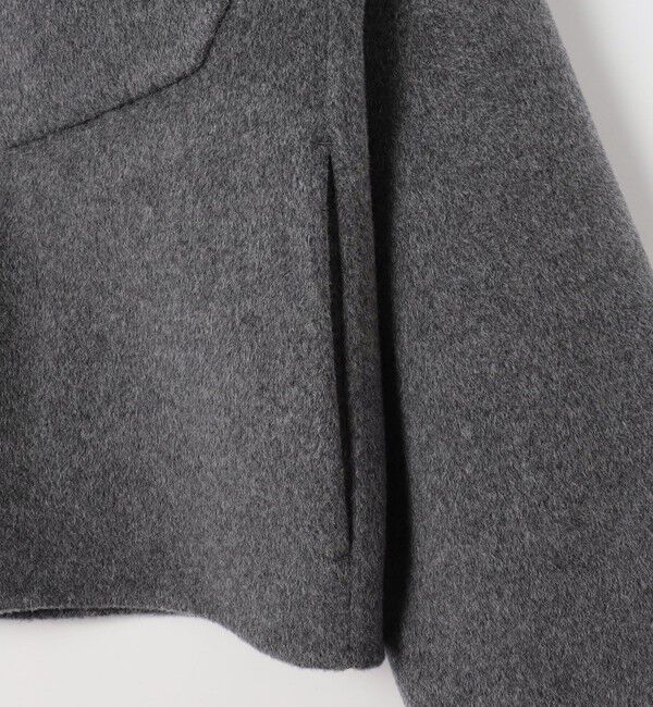 GALERIE VIE「ウールカシミヤダブルフェイス フーデッドブルゾン」|その他|