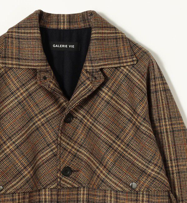 GALERIE VIE「チェビオットツイード マッキノーコート」|その他|