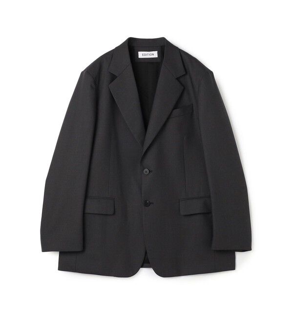 Edition「ドライツイル 2Bジャケット」|テーラードジャケット|17 チャコールグレー