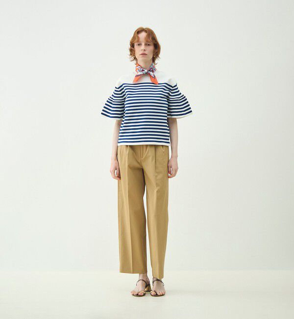 MACPHEE「【WEB先行予約】フォームニット ベルスリーブプルオーバー」|ニット・セーター|