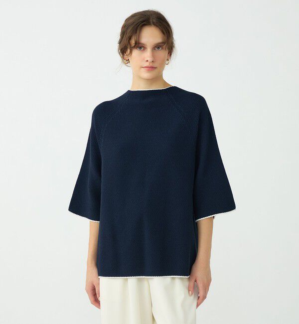 Ballsey「モスステッチ Aラインプルオーバー」|ニット・セーター|