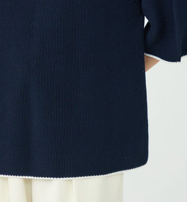 Ballsey「モスステッチ Aラインプルオーバー」|ニット・セーター|