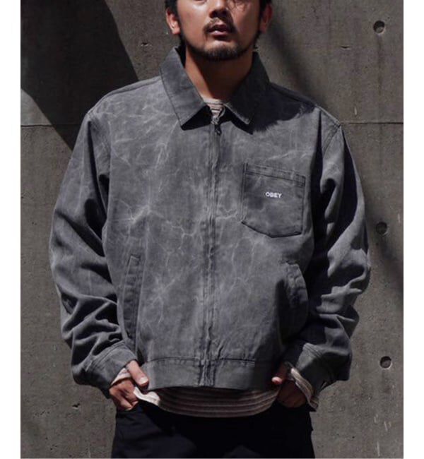 JOINT WORKS「OBEY / オベイ WORKMAN ZIP JACKET」|その他|ブラック