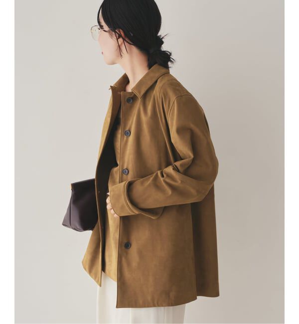 Plage「《予約》Suede like シャツブルゾン」|その他|
