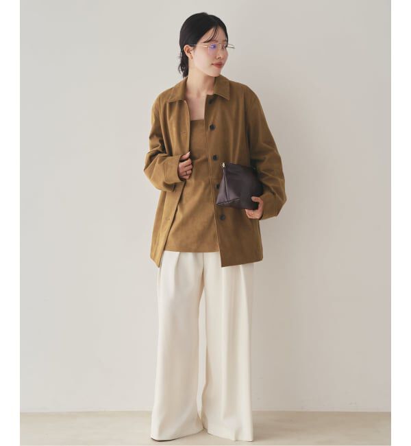 Plage「《予約》Suede like シャツブルゾン」|その他|