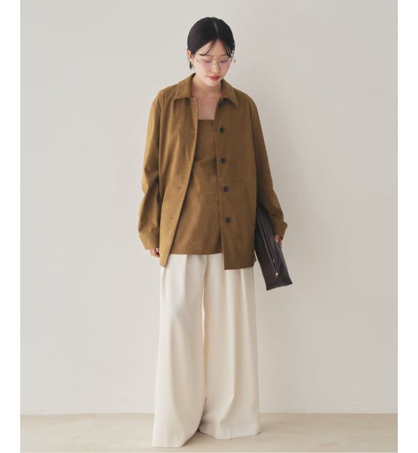 Plage「《予約》Suede like シャツブルゾン」|その他|
