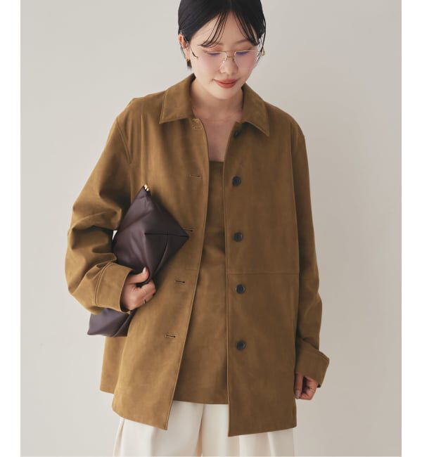 Plage「《予約》Suede like シャツブルゾン」|その他|