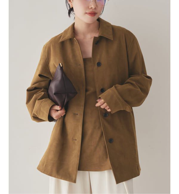 Plage「《予約》Suede like シャツブルゾン」|その他|