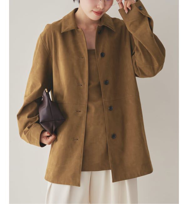 Plage「《予約》Suede like シャツブルゾン」|その他|