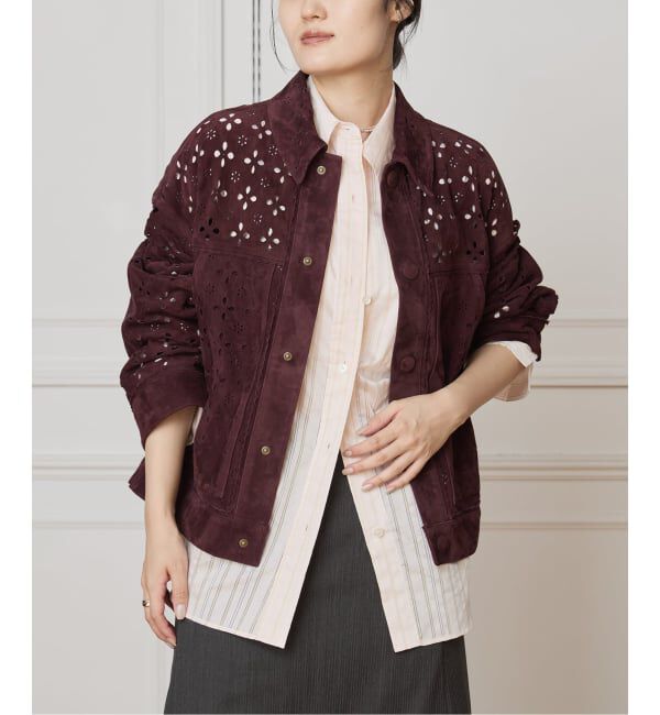 IENA LA BOUCLE「IENA LA BOUCLE Punching Suede Blouson」|その他|