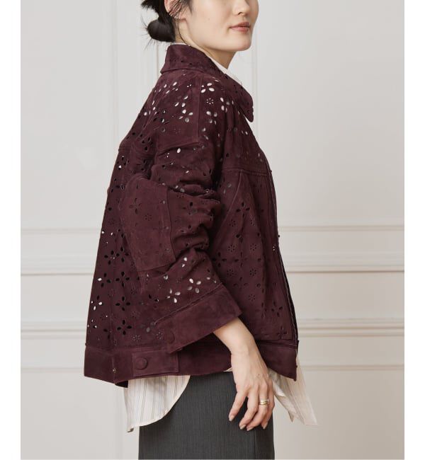 IENA LA BOUCLE「IENA LA BOUCLE Punching Suede Blouson」|その他|