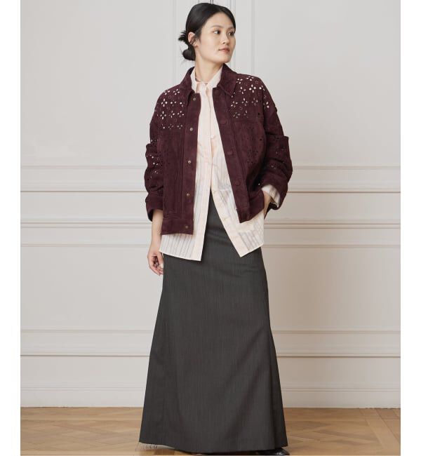 IENA LA BOUCLE「IENA LA BOUCLE Punching Suede Blouson」|その他|