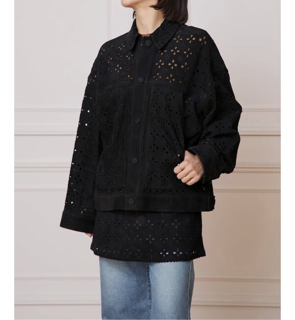 IENA LA BOUCLE「IENA LA BOUCLE Punching Suede Blouson」|その他|